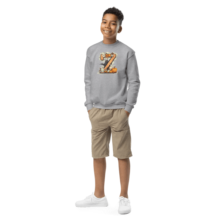 Cute Halloween Monogram Letter Z Sweatshirt product image (1)