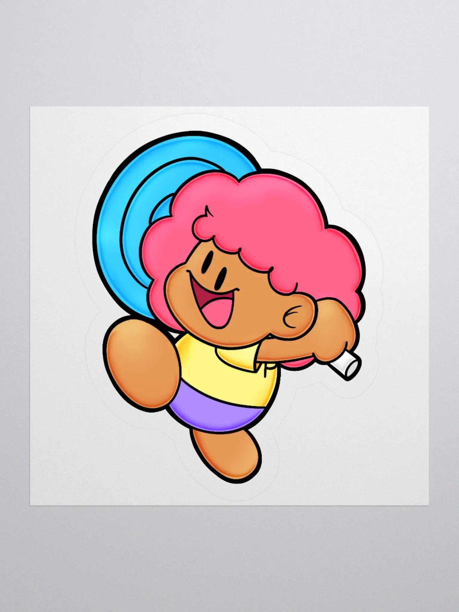 paper cheesy sticker!! product image (3)