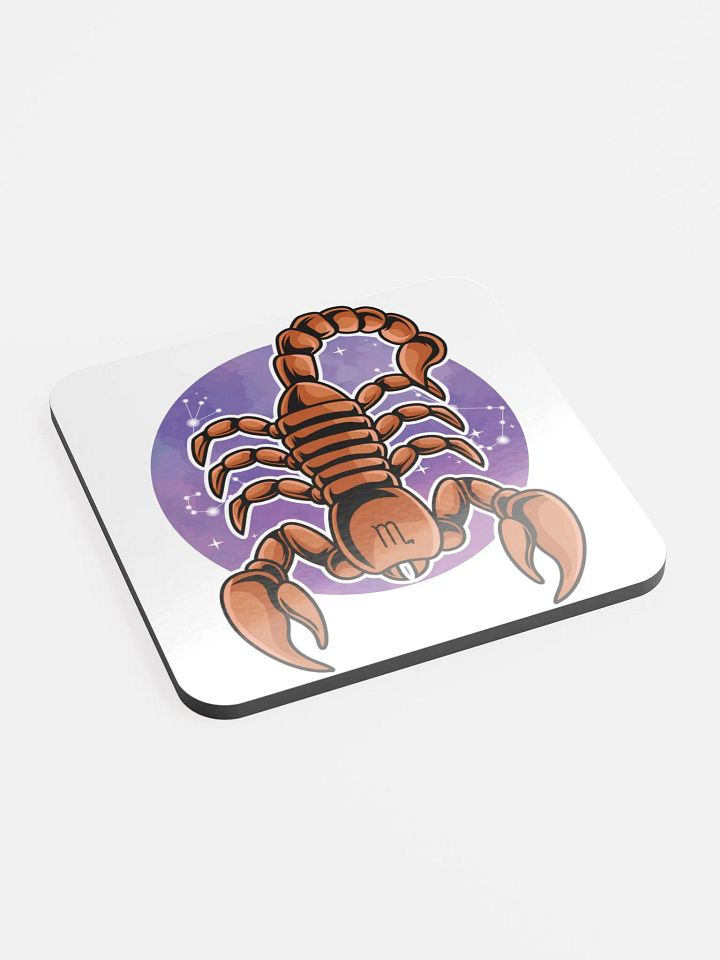 Zodiac Scorpion Cork Coaster product image (2)