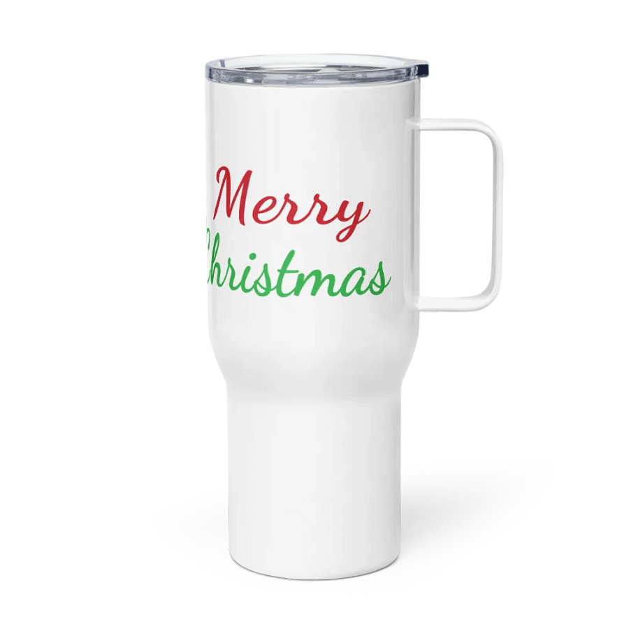 Christmas travel mug with handle product image (3)