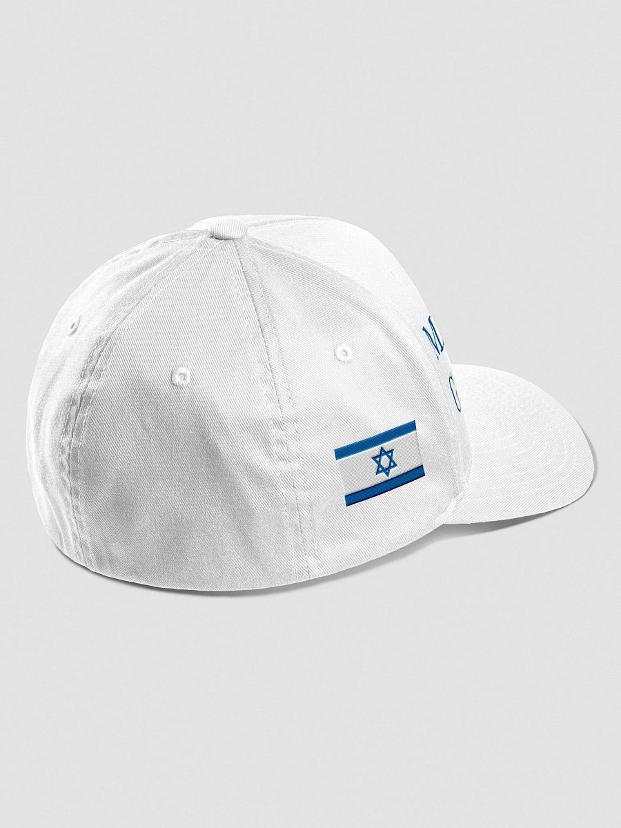"MAKE ISRAEL GREAT AGAIN" White Flexfit Cap product image (5)