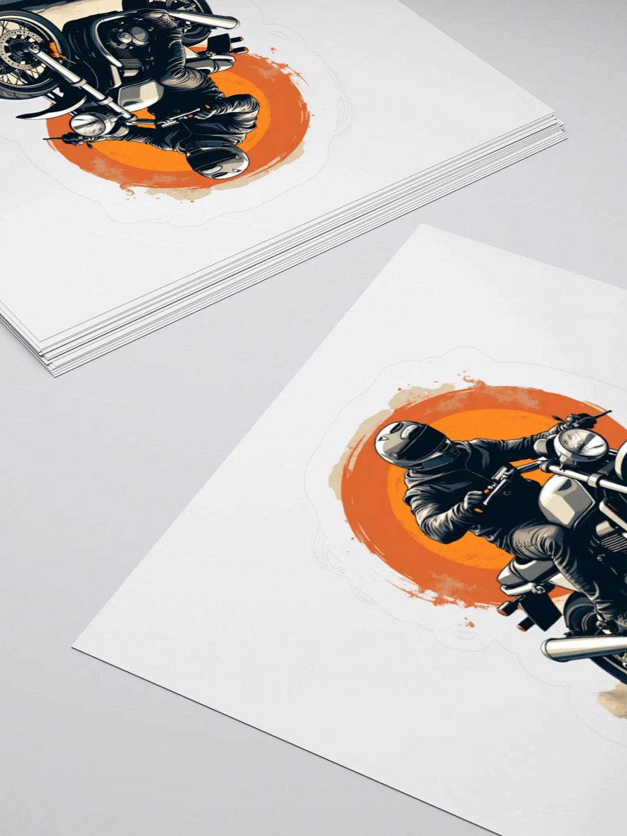 Ride On - Motorcyclist Kiss Cut Stickers product image (11)