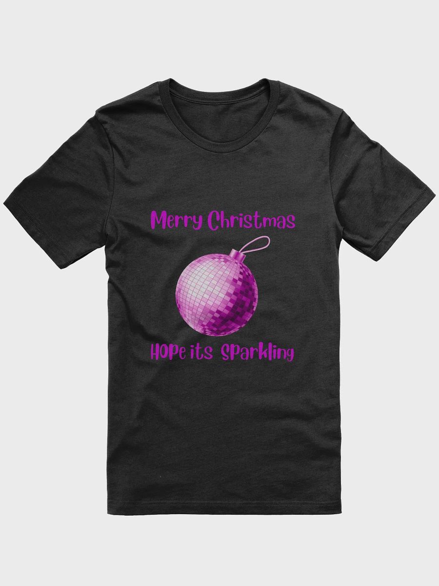 Sparkling Mirrorball Bauble Christmas T-Shirt - Pink product image (6)