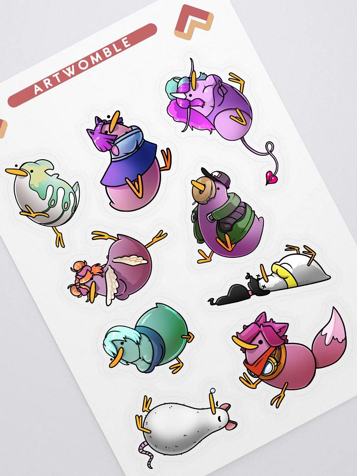 Berd-Day Sticker Sheet 2 product image (1)