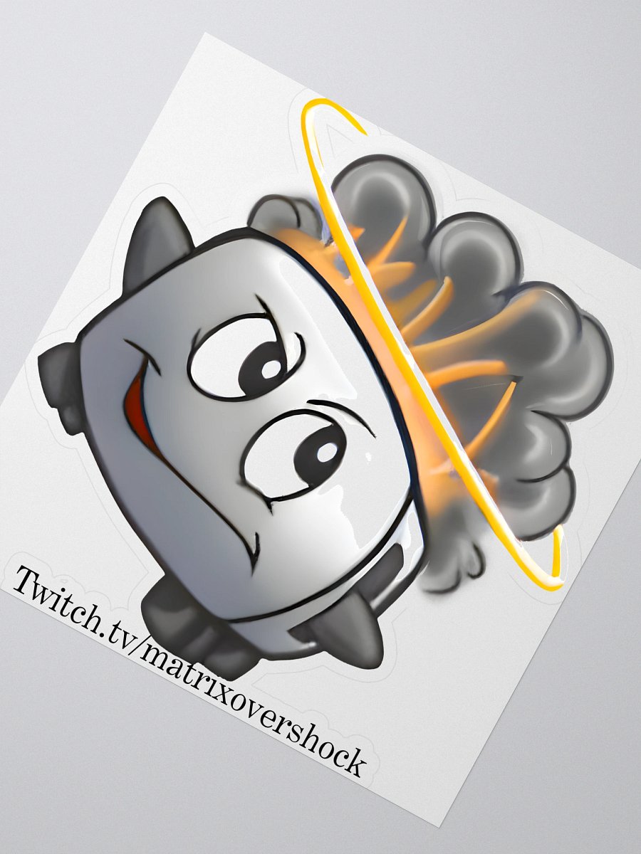 5.5 x 5.5 Toaster Emote Sticker product image (2)