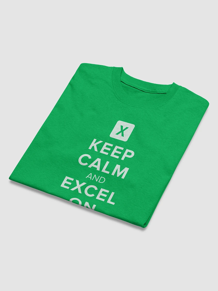 Keep Calm and Excel On - Green T-shirt product image (4)