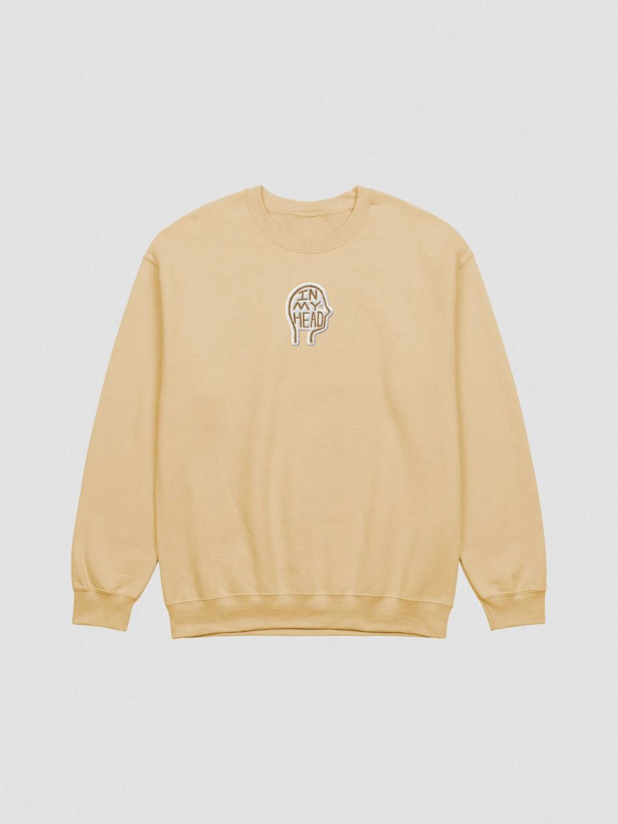 In My Head embroidered crewneck (brown bubble design) product image (4)