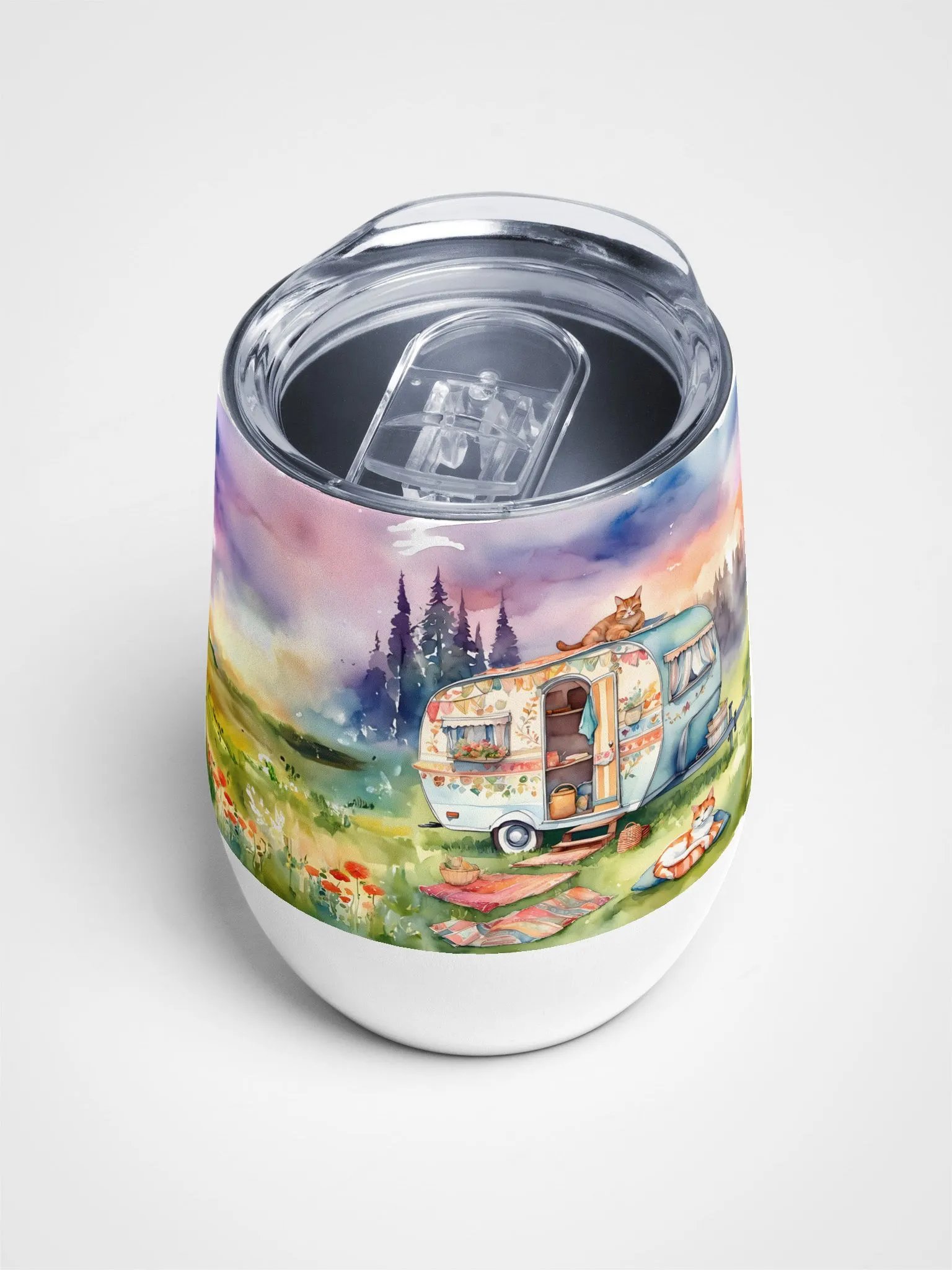 Twilight Woodland Wine Tumbler product image (4)