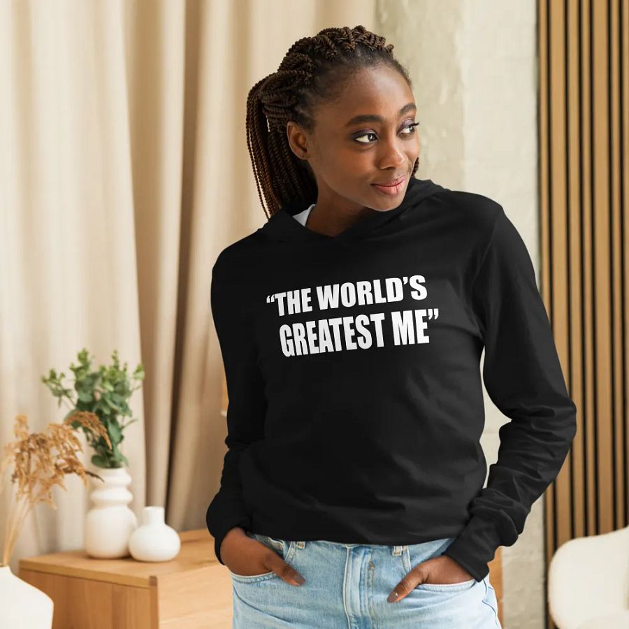 The World's Greatest Me Hooded Long Sleeve Tee product image (10)