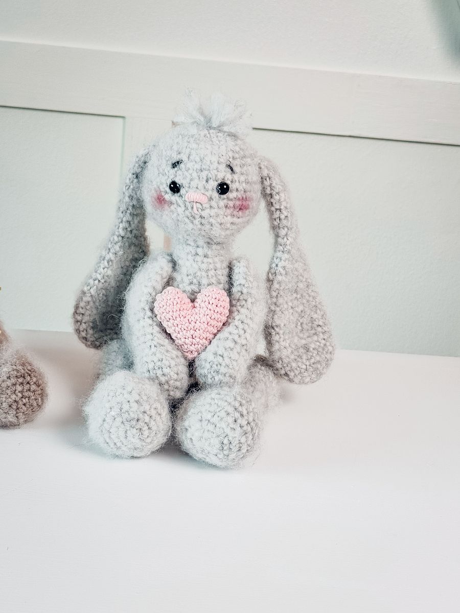 Be My Bunny Crochet Pattern - Free Pattern for Valentines or Easter product image (10)