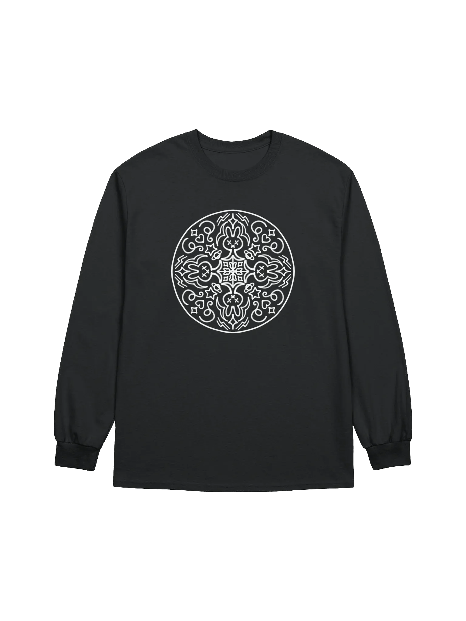 Summoning Circle Long Sleeved T-Shirt (White) product image (39)