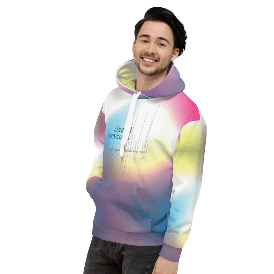 COLOUR MOVING AND STILL 25TH ANNIVERSARY COLOR ALL OVER HOODIE product image (9)