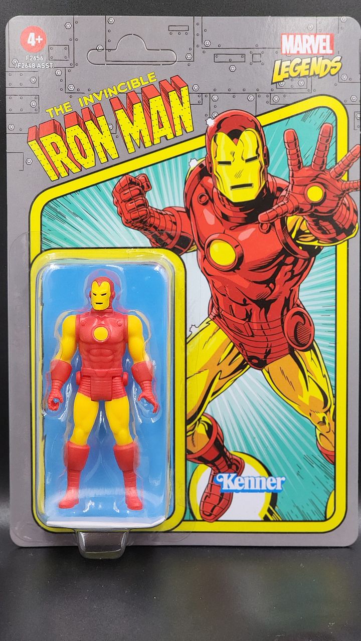 Marvel Legends Vintage The Invincible Iron Man 3.75 size product image (1)