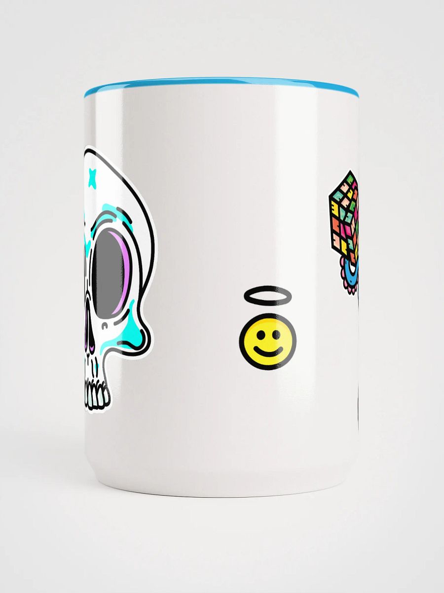 Blue Octo Cube Ft. Skull - Mug product image (9)