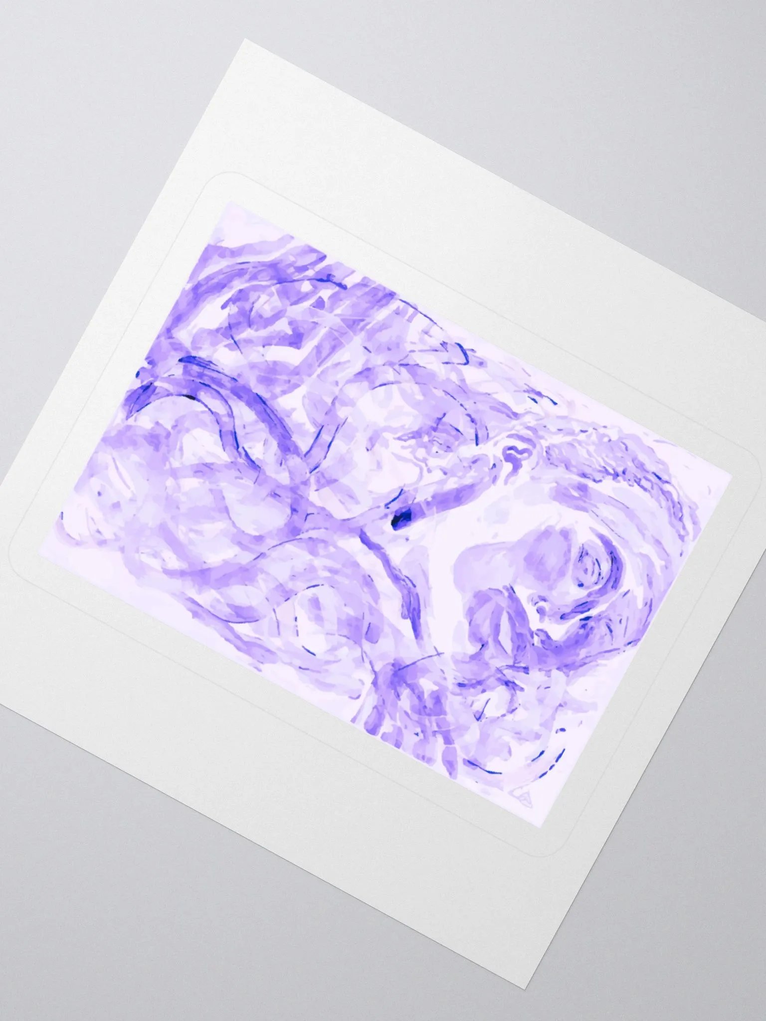 WRAPPED IN HOLY SPIRIT LAVENDER STICKER product image (4)
