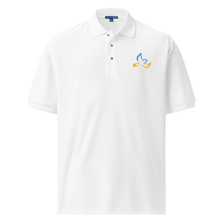 Flowing Lines Bird Polo Shirt product image (1)