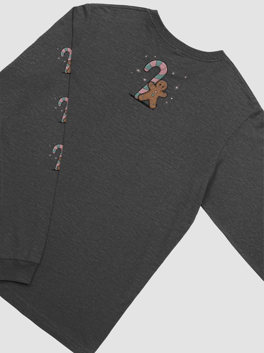 Festive Candy Cane and Gingerbread Man Long Sleeve Tee product image (27)