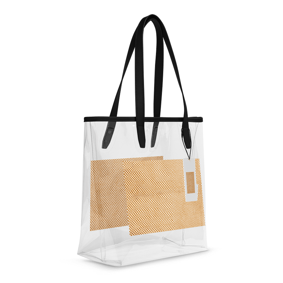 Orange Boxes. Clear Tote Bag product image (6)