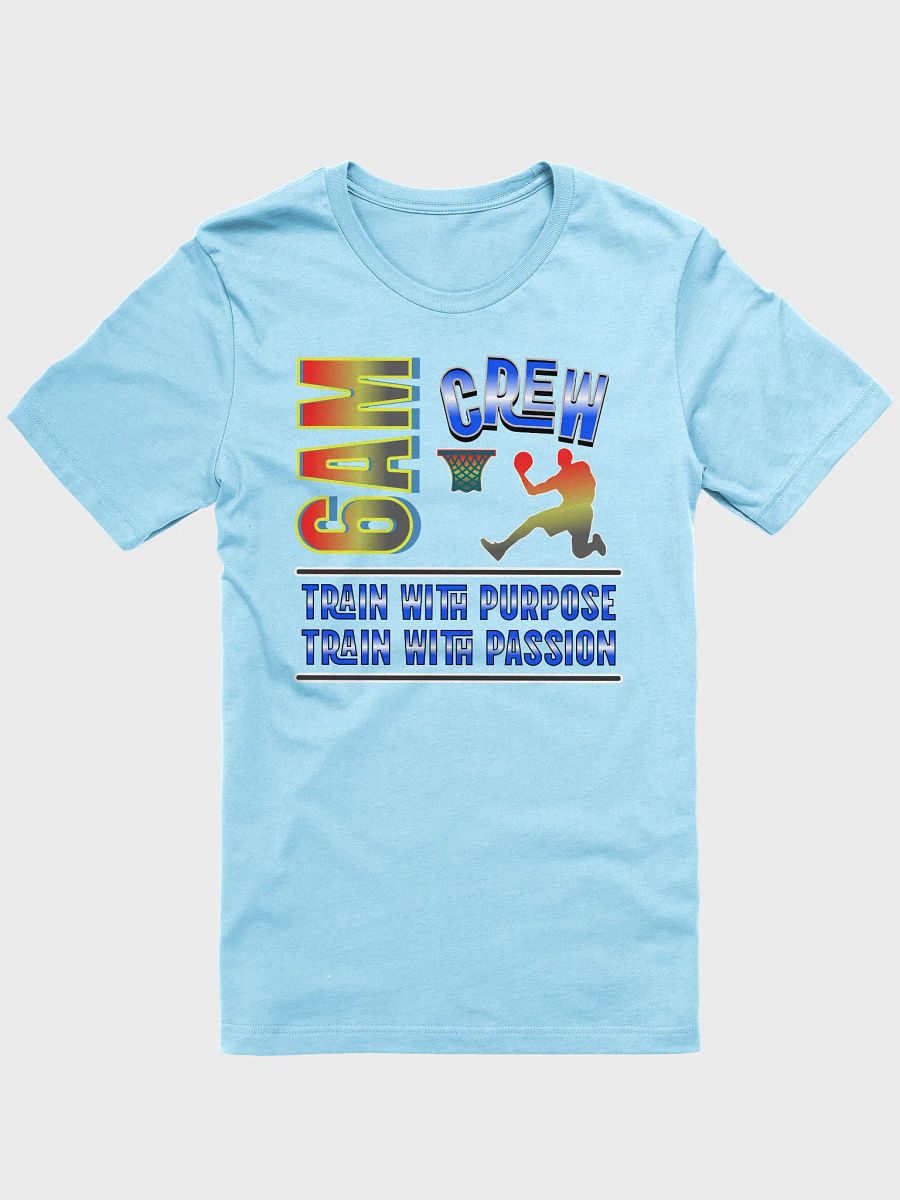 6AM Crew Train With Purpose Train With Passion Basketball Silhouette T-Shirt product image (19)