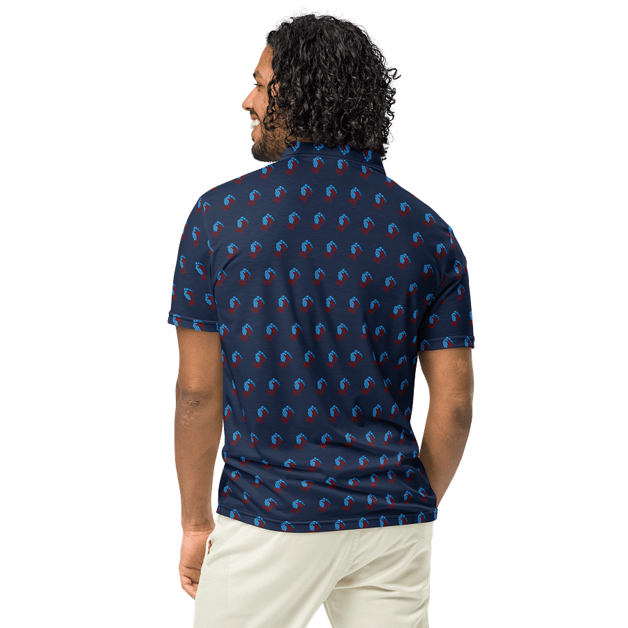 TFOT SlimFit America 1st Navy Fist Polo Shirt product image (5)