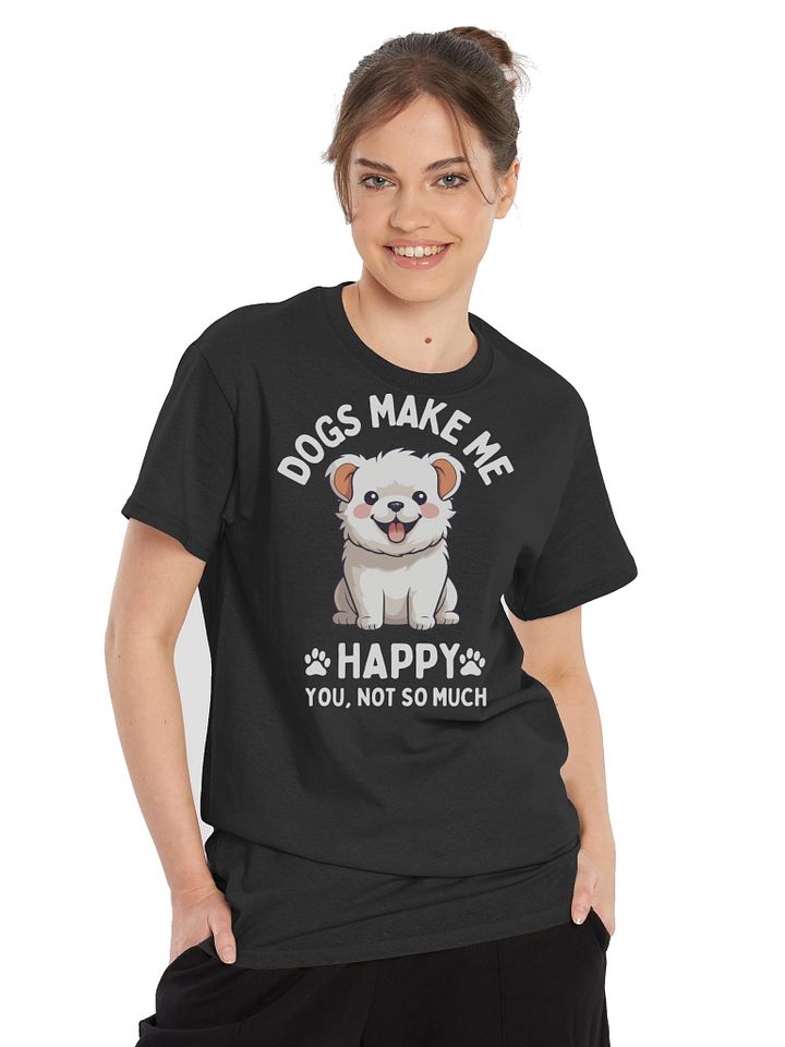 Dog Lover Graphic Tee – Cute Puppy & Funny Quote – Perfect for Pet Owners product image (2)
