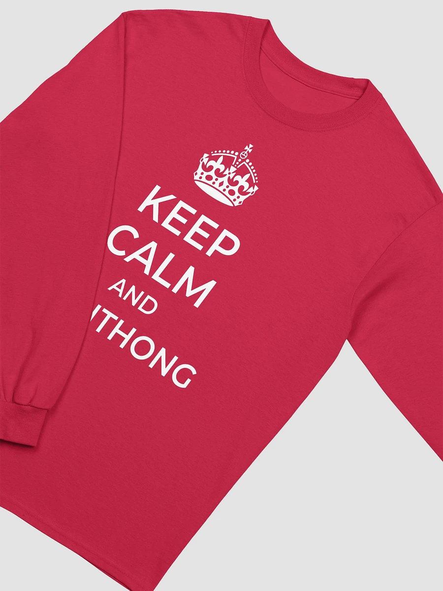 Keep Calm and Diphthong Long Tee! product image (3)