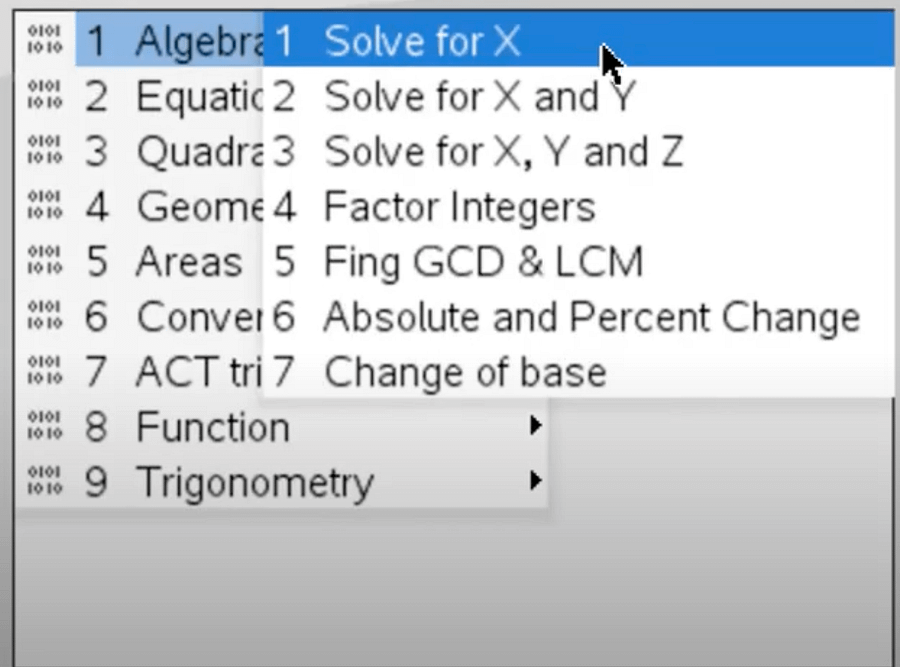 TI-Nspire ACT Calculator Program product image (3)