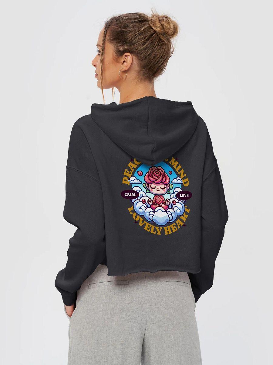 Rose Meditation Cropped Hoodie product image (24)