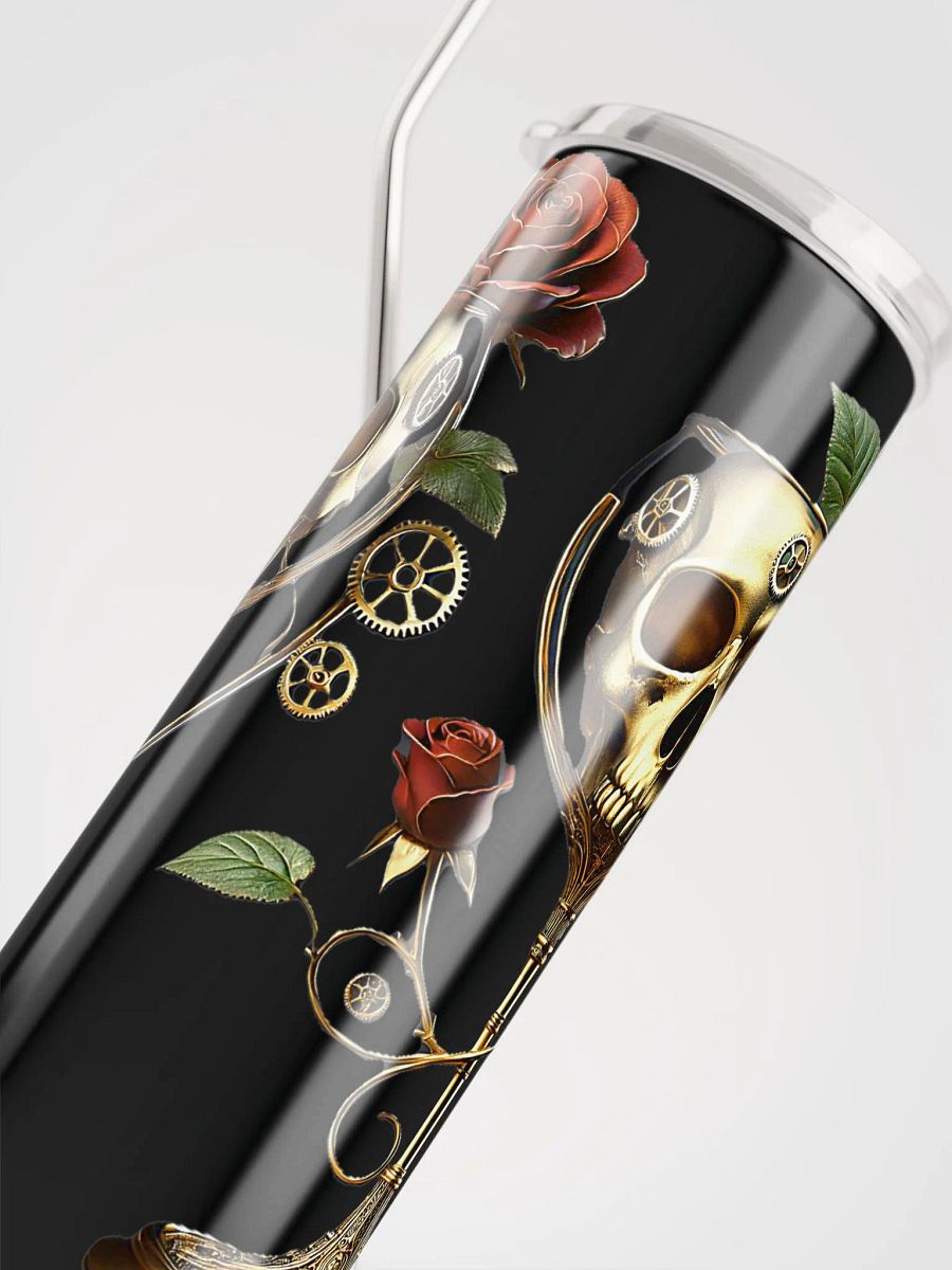 Skull, Wine & Roses Tumbler product image (6)