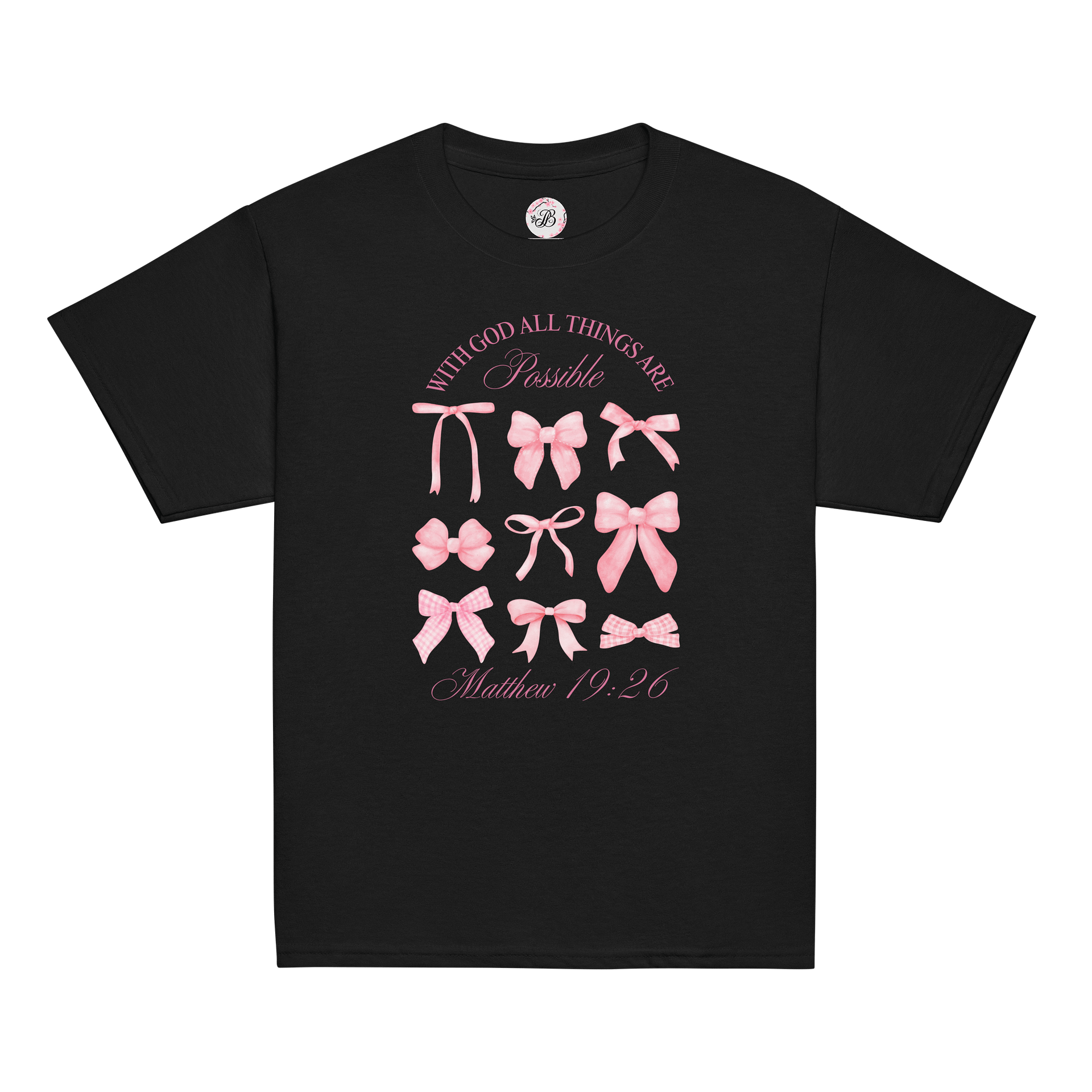 With God All Thing Are Possible Youth Tee product image (1)
