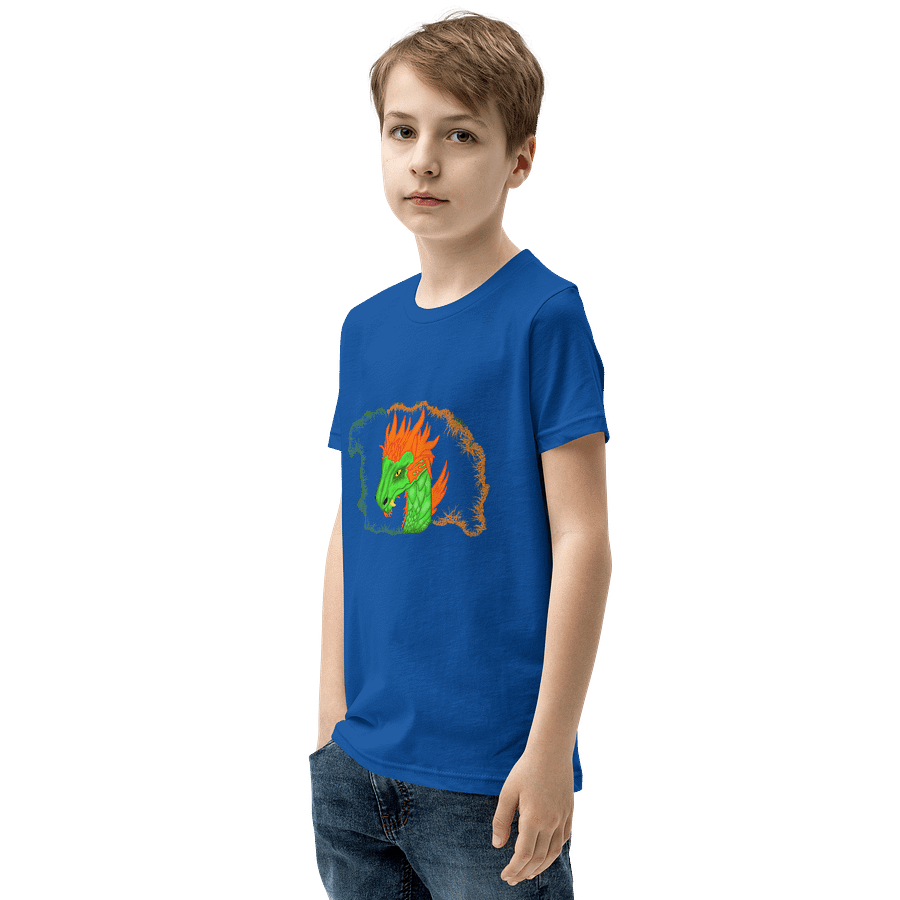 Dragon's Fiery Gaze Youth T-Shirt product image (3)