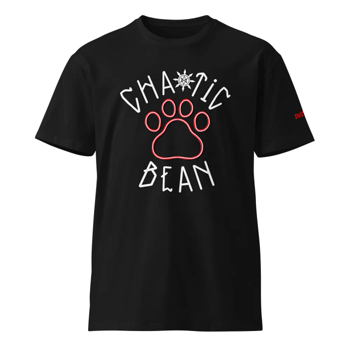 Chaotic Bean Collection - Shirt (White Text) product image (1)