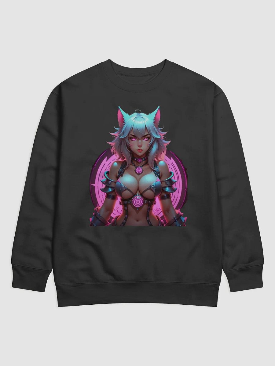 Futuristic Feline Fantasy Premium Sweatshirt product image (1)