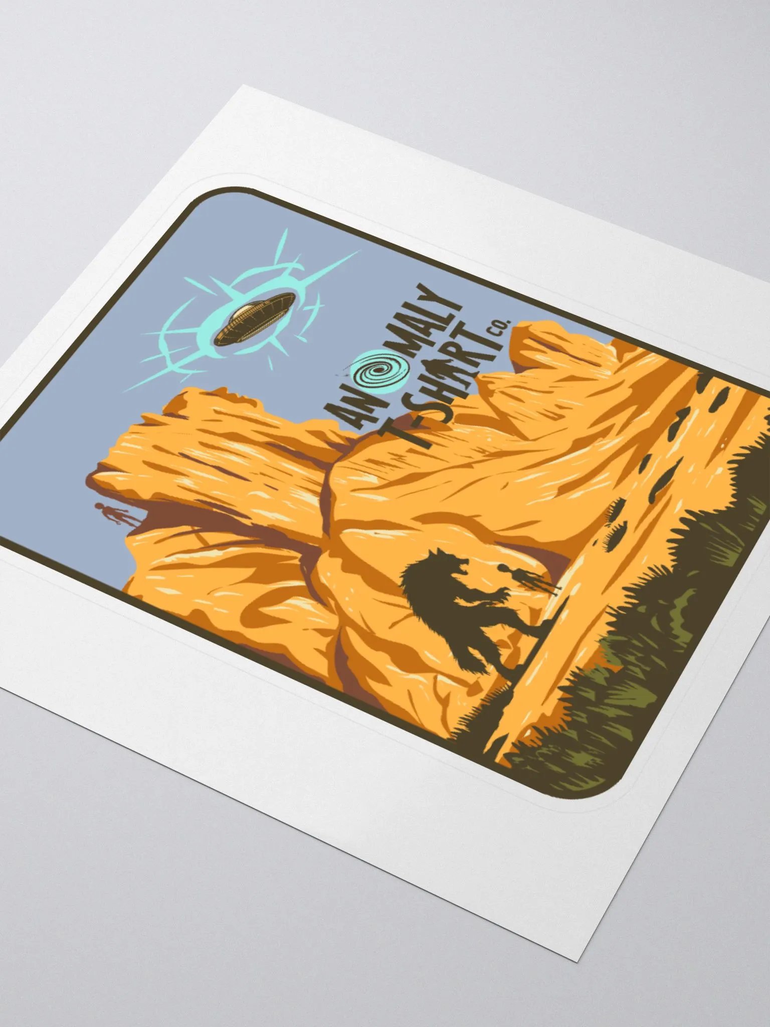 Skinwalker UFO Kiss Cut Stickers product image (3)