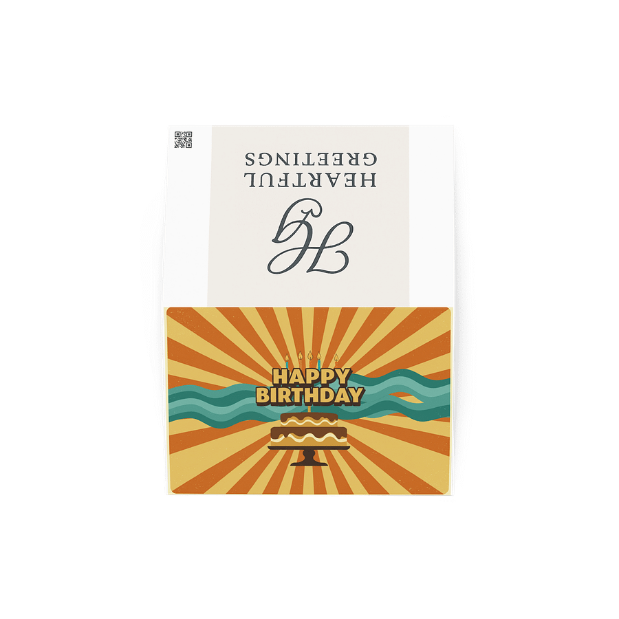 Birthday card - General tone product image (2)