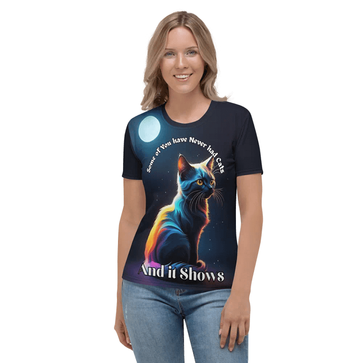 Cat All Over Print T-shirt product image (2)