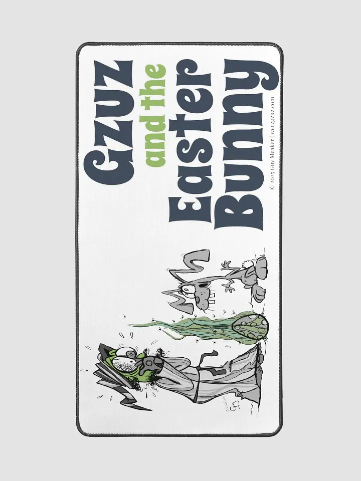 Gzuz and the Easter Bunny Desk Mat product image (2)
