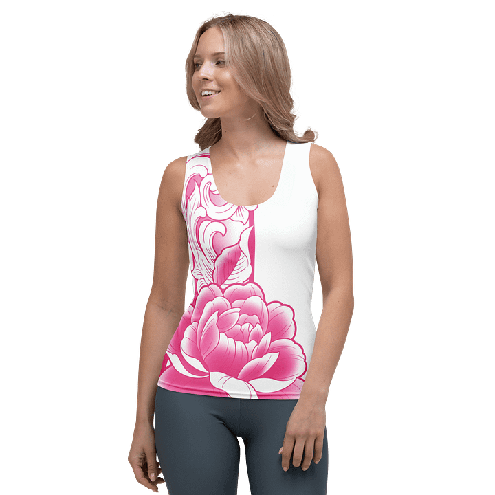 PINK ROSE TANK TOP product image (1)
