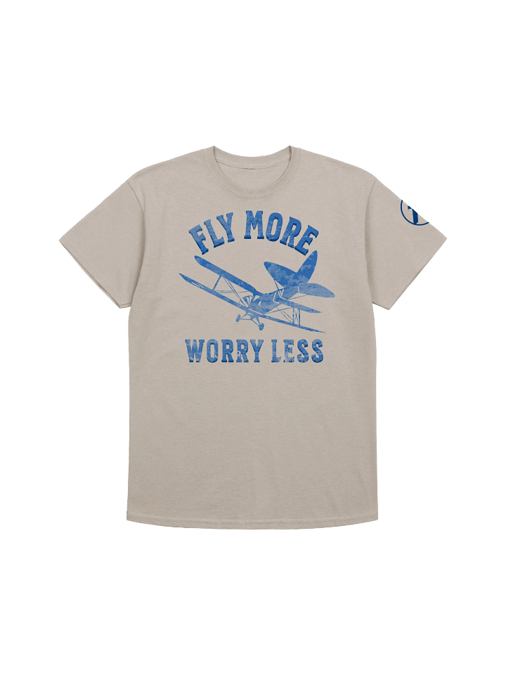 Fly More Worry Less - Biplane - Tee product image (13)