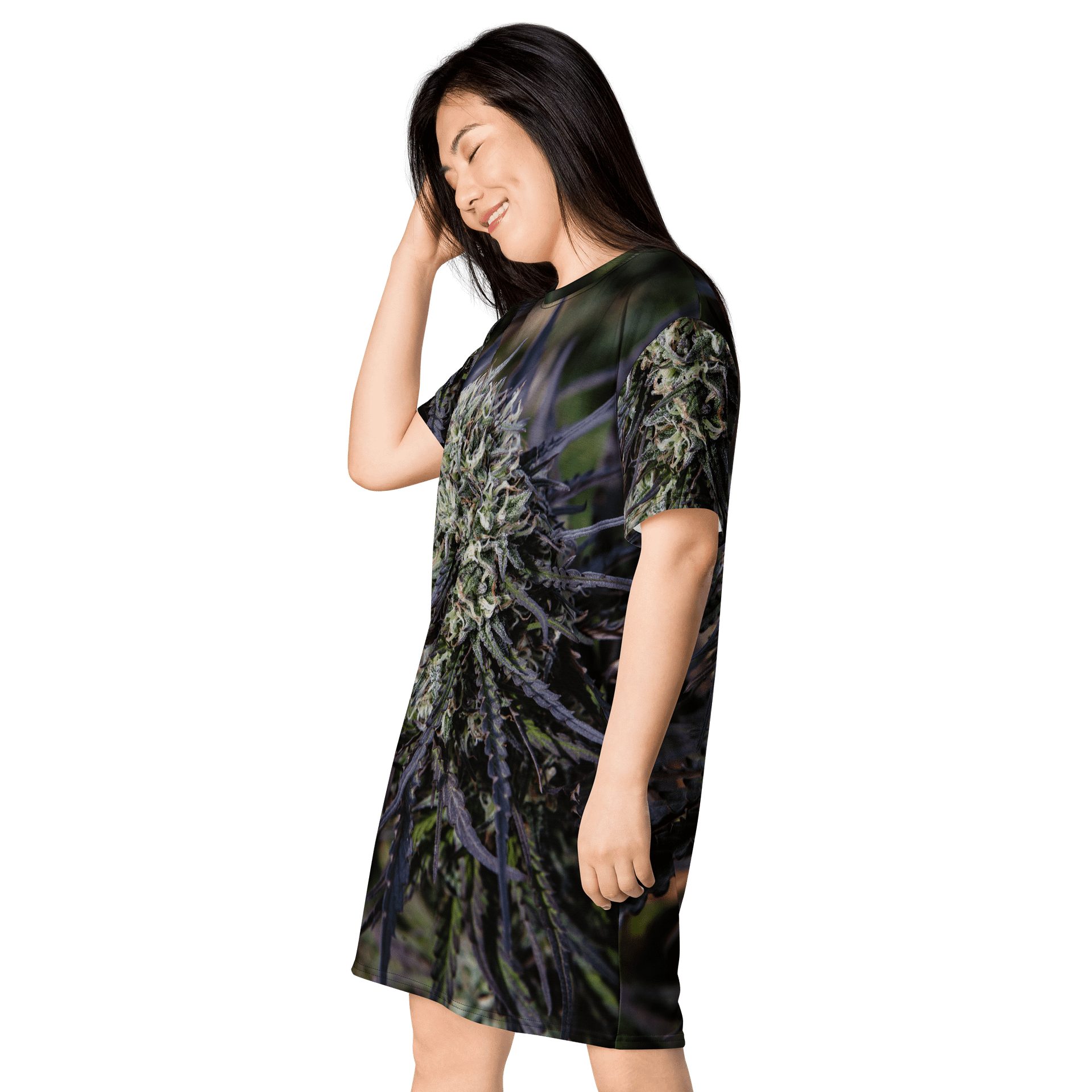 Royal Purple Print All Over Shirt Dress product image (3)