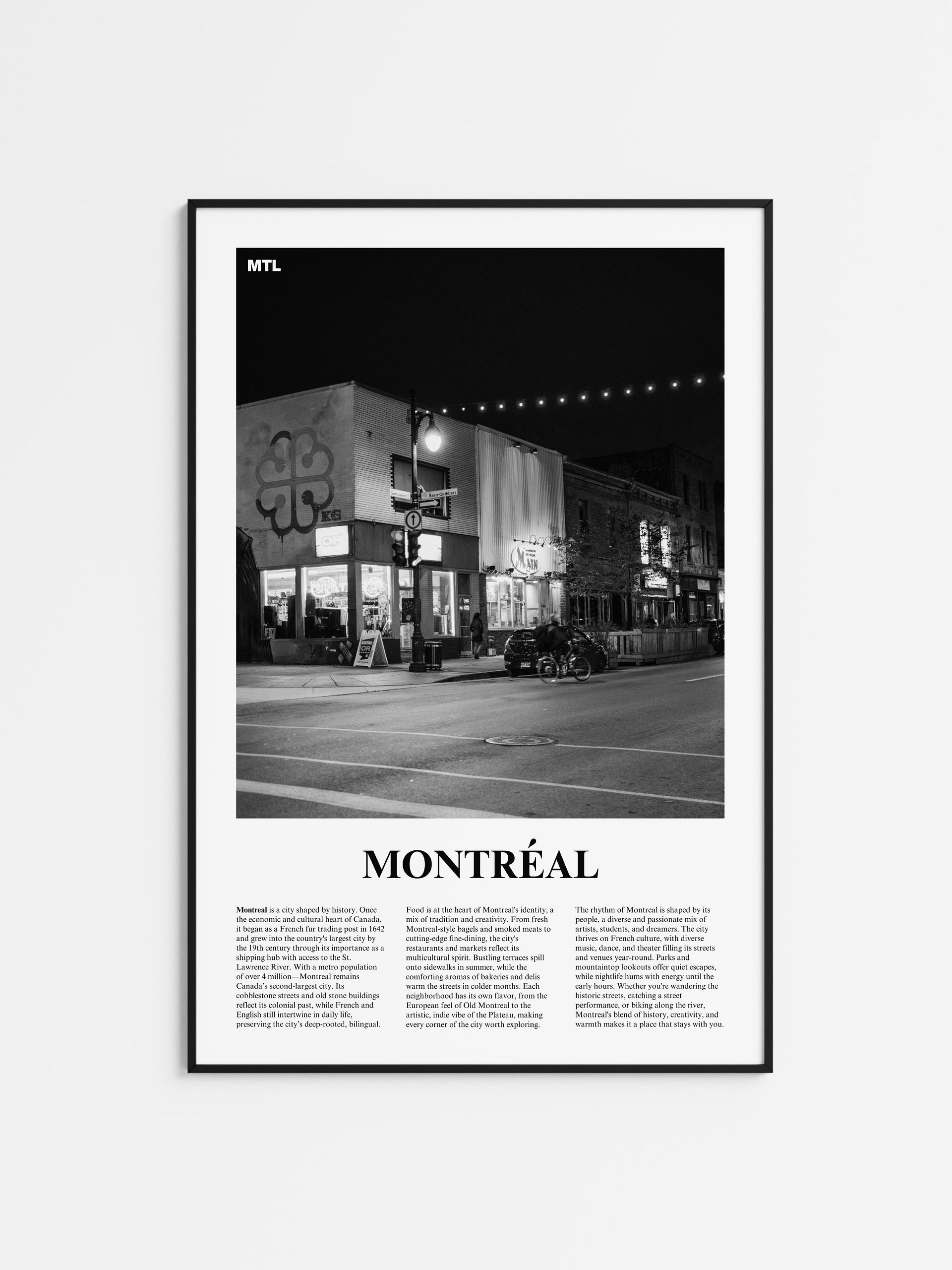 Montreal 02 Newspaper Poster product image (1)
