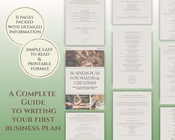 Handmade Business Plan EBOOK product image (3)