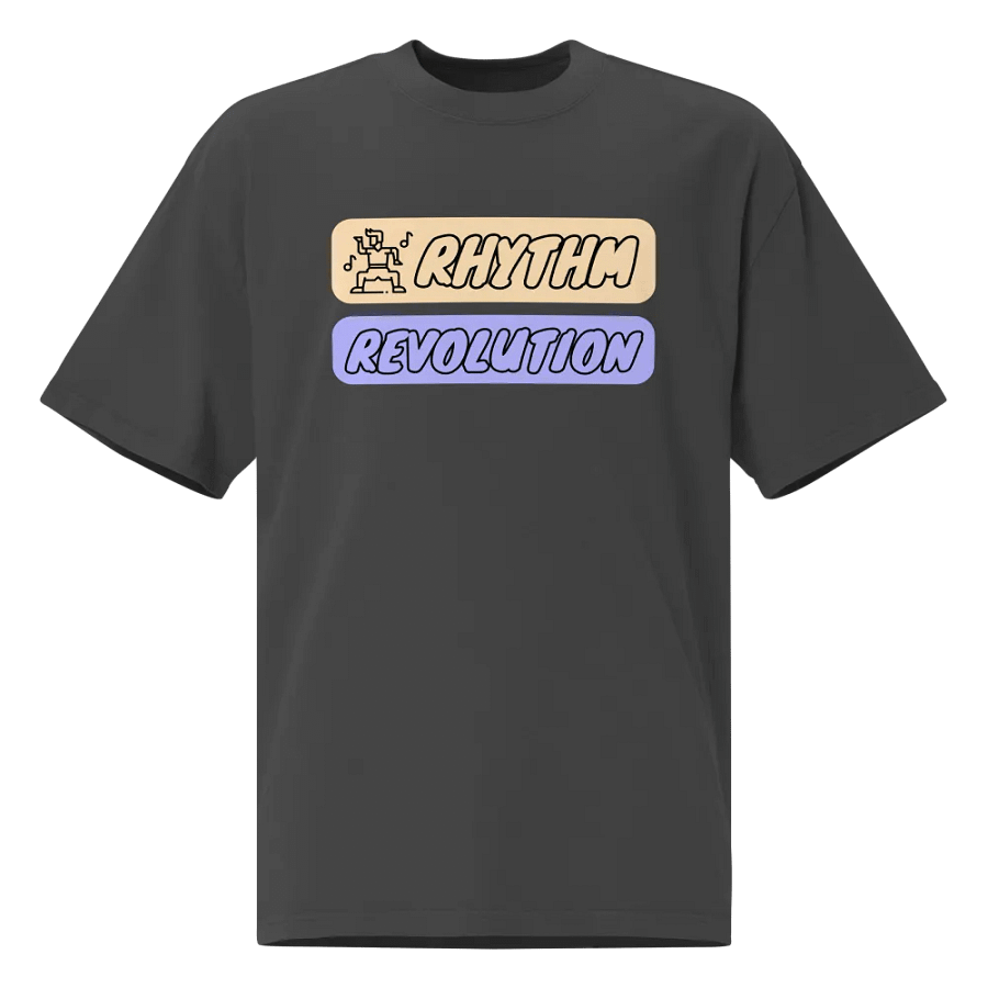 RHYTHM REVOLUTION Oversized Faded T-Shirt product image (2)