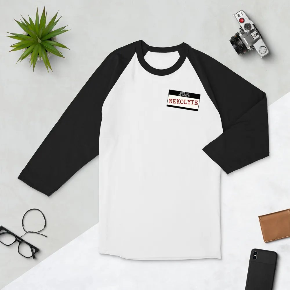 Nekolyte Nametag Raglan Shirt product image (5)