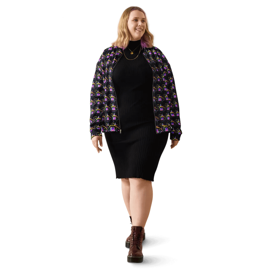 Valentines Heart All Over Print Jacket product image (2)