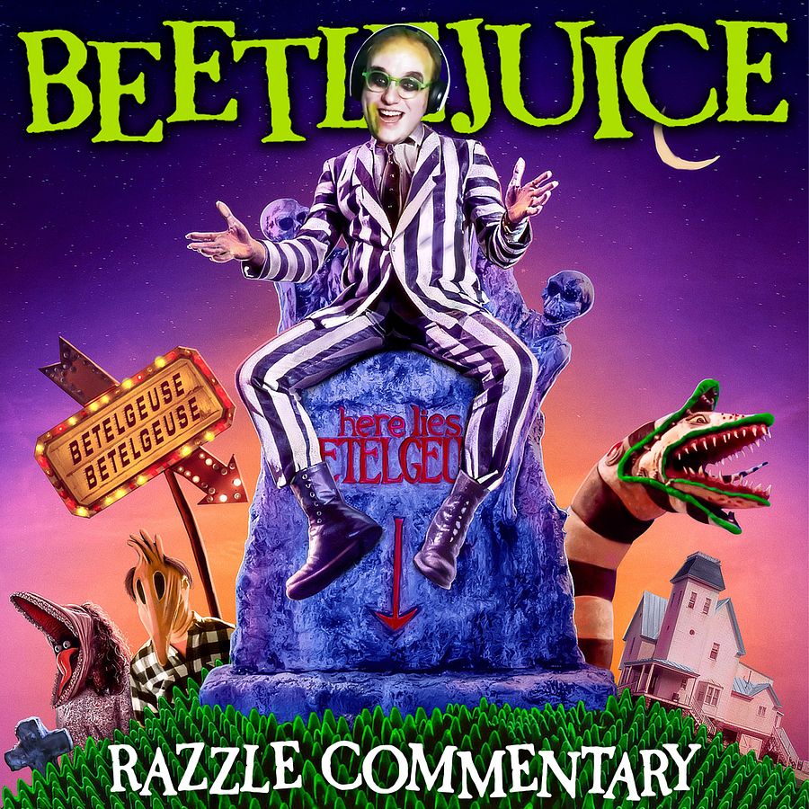Beetlejuice (1988) RAZZLE Commentary Full Audio Track product image (1)
