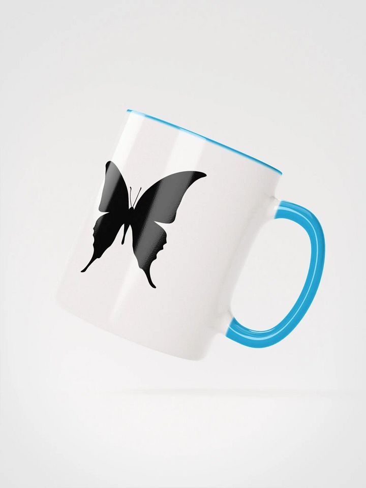 Butterfly design - Ceramic Mug with color inside product image (2)