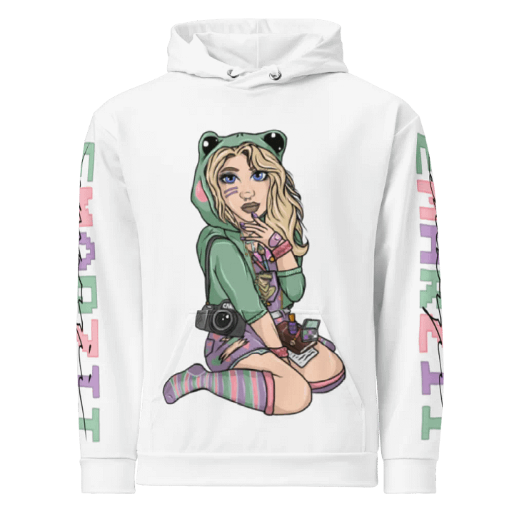 White Emarzii Hoodie product image (1)