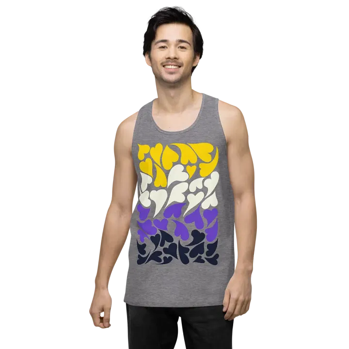 Nestled PRIDE Nonbinary Tank Top product image (2)