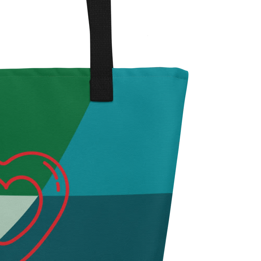 “Love” Multi-color Geometric Tote Bag product image (9)